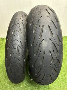 MICHELIN ROAD5 2CT+ ミシュラン ロード5 前120/70 ZR17 58W 年2020 後190/55 75W 年2019