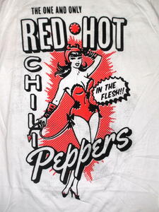 ★レッド ホット チリ ペッパーズ Tシャツ FLESH - L 白 Red Hot Chili Peppers 新品/正規品 レッチリ ASTERISK