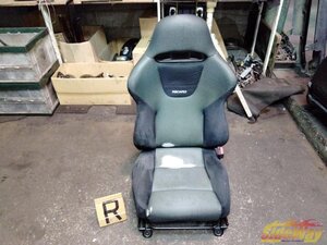 V_アコード ユーロR(CL7)純正レカロセミバケシート運転席側【K27H】