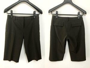 USED ■ フォクシー ■ ハーフ パンツ ストレート 40 ブラック