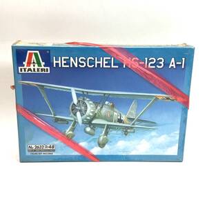 1円~ 未組立 ITALERI/イタレリ プラモデル 1/48 2632 ヘンシェル HENSCHEL HS-123 A-1 戦闘機 ミリタリー 24j菊MZ