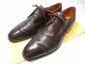 HH 超美品【ジョンロブ JOHN LOBB】ペリエ PERRIER ブローグ 外羽根 シューズ 靴 (メンズ) size8E8896 ブラウン系 ■18MZA4620■