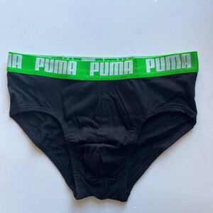 PUMA プーマ　メンズブリーフ　M(S) ブラック　黒　ビキニブリーフ　メンズブリーフ　男性ブリーフ　男性インナー　メンズアンダーウエア