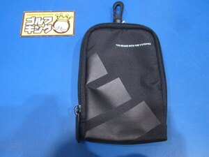 GK鈴鹿☆ 022 【新品】アディダス★ボールドロゴ マルチポーチ★IKC98★黒★ブラック★おすすめ★