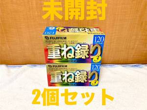 録画用VHSビデオテープ 重ね録り 120分 3巻 T-120X3 ２個セット