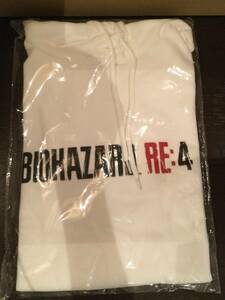 送料無料 バイオハザード RE:4 5分袖パーカー ホワイト 1種 BIOHAZARD WHITE Color プライズ 新品 未開封-2