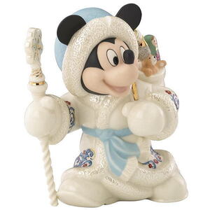 ★新品同様★　ディズニー　ミッキー　Lenoxフィギュア　2009クリスマス　『Mickey as Grandfather Frost』　Lenox社　2009年