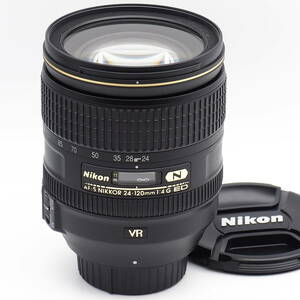 ★ジャンク★ AF-S NIKKOR 24-120ｍｍ f/4G ED VR ナノクリスタルコート採用の高性能標準ズーム 激安！ 35mm Full Frame FX Format F Mount