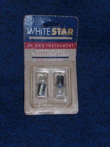 【未使用】　Mag Instrument WHITE STAR KRY FLASHLIGHT LAMP　懐中電灯交換用ランプ（4056）