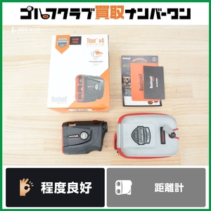 【程度良好 人気モデル】ブッシュネル Bushnell ピンシーカー TOUR V4 JOLT レーザー距離計 レーザー測定器 ゴルフスコープ 距離測定器