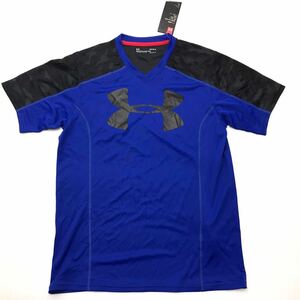 UNDER ARMOR アンダーアーマー ラグビー プラクティス Tシャツ 半袖 メンズ 1312828-400 青黒 サイズL。