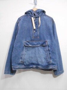 70 送80サ 0109$D05 GAP DENIM ギャップ アノラックパーカー デニムプルオーバー 復刻1969 サイズXS 中古品