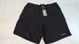 patagonia パタゴニア メンズ・ナイン・トレイルズ・ショーツ ８インチ ハーフパンツ インナー付き 新品 ブラック 黒 57601SP22 バギーズ