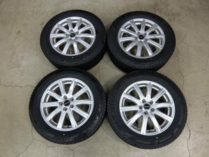 △まだまだ履ける！ブリヂストン BALMINUM 16X6.5J+48 100/5H　ブリヂストン VRX3 205/60R16　レガシィ　B4などに