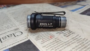 【美品】SUREFIRE EDCL1-T 1セル3V純正ボディ シュアファイア 検（6P E1 E2