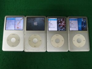 ユ■IP590　♪Apple iPod classic 160GB 4台セット Model No:A1238 ジャンク
