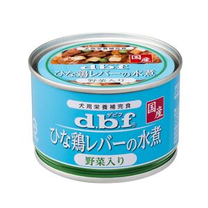 デビフ ひな鶏レバーの水煮野菜入り 150g 犬用缶詰 ドッグフード