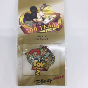 ♪ ディズニーストア 100 years of Dreams #15 Toy Story 2 トイストーリー 2 ピンバッジ 2001年 新品 Woody Jessie Bullseye