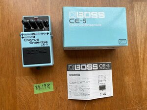 【送60サイズ】BOSS ボス　CE-5　Chorus Ensemble エフェクター 音出しOK ※電源接触不良 電池使えない