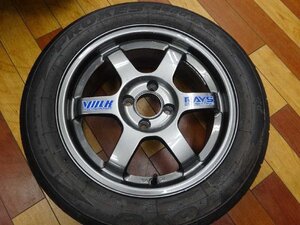 VOLK(TE37)/TY15インチ1本のみ　15X7.5J　4H　PCD100　OFF35　川越