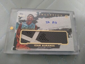 2021-22 TOPPS inception Overtime Elite Base Auto game ball relic IZAN ALMANSA 15/15 15枚限定 Gリーグイグナイト ドラフト上位候補