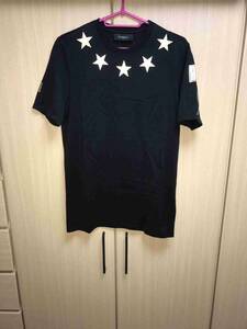 正規希少 阪急メンズ限定 10SS GIVENCHY ジバンシー ジバンシィ ゴールド 金 スター 星 Tシャツ XXS