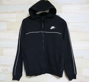 新品 定価9130円 Lサイズ NIKE ナイキ レディース スウェットフルジップパーカー ウィメンズ NSW MLNM フリース L/S フルジップフーディ 黒