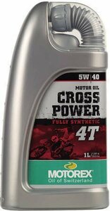 デイトナ MOTOREX CROSS POWER 4T（SAE 5W-40） 1L (97789)