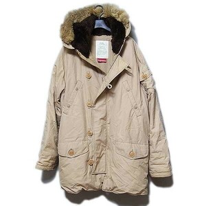 【シュプリーム/Supreme】N-3B PARKA ミリタリージャケット L/R ベージュ