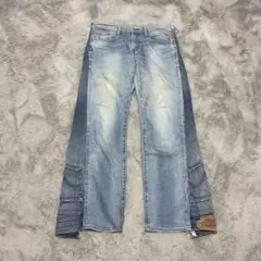 Levi’s 502 リメイクデニムフレアパンツ W30 L33 グランジ