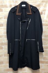 TAAKK ターク STUDS EMBROIDERY COAT ネイビー 2 111400064＃2