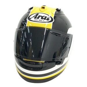 【1円】ARAI アライ ヘルメット RX-7X TAIRA REPULICA イエロー系 57-58 [240101330834]