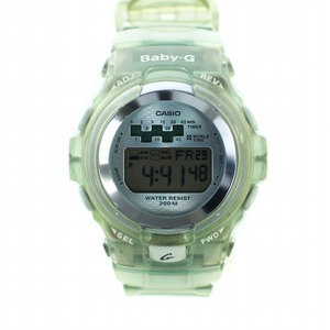 カシオジーショック CASIO G-SHOCK ベビージー Baby-G 腕時計 ウォッチ クォーツ デジタル スケルトン 緑 グリーン BG-1001