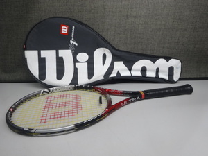 (783) 美品！ケース付！Wilson ウィルソン TITANIUM GRAPHITE ULTRA テニスラケット 