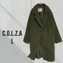 [コルザ] [C.O.L.Z.A] チェスターコート　カーキー　無地　アウター