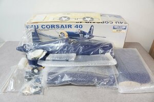 [QS][E4342518S] 未使用未組立品 KYOSHO 京商 No.11957 ARF F4U CORSAIR コルセア 40 RC ラジコン エンジン 飛行機