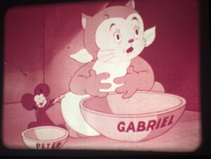 16ミリフィルム「Gabriel Churchkitten」1944年 Noveltoons アニメショーン