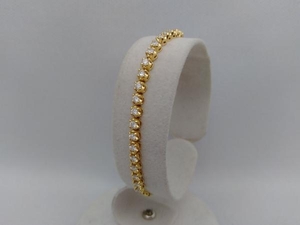 STAR JEWELRY(Star) スタージュエリー K18 13＋4cm ダイヤモンド0.58ct　4.2g ブレスレット 店舗受取可