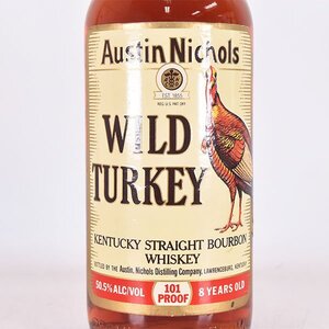 1円～★ワイルドターキー 8年 101プルーフ 旧ボトル ※ 750ml 50.5% バーボン WILD TURKEY 101PROOF A050189