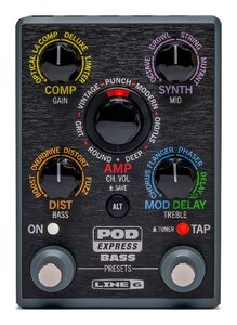 即決◆新品◆送料無料LINE6 POD Express Bass ベース用 アンプ/エフェクト プロセッサー