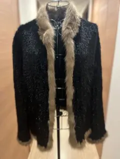 KOPENHAGEN FUR ミンクヤーンショートコートLLサイズ