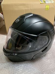 KABUTO OGK 　マットブラックkabuto KAZAMI カザミ　サイズXL システムヘルメット美品☆