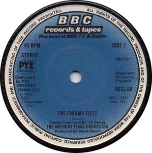 英7 The Anthony Isaac Orchestra The Enigma Files RESL68 BBC Records And Tapes /00080