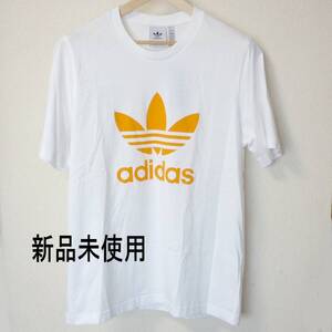 新品送料無料XL(O)アディダスオリジナルス adidas originals 白 オレンジトレファイルTシャツホワイト