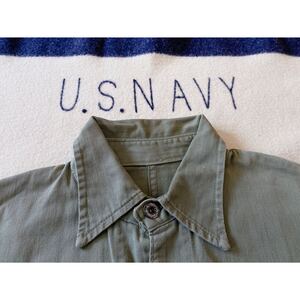 超希少!VTG 1940’s WWII USN HBT COVERALL 2 POCKETSビンテージ40年代大戦モデルヘリンボーンカバーオール2ポケ黒ラッカー月桂樹ボタンL