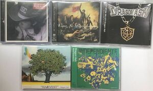 CD5枚まとめて◆Dragon Ashアルバム セット★送料185円！Mustang+Viva Revolution+LILY OF VALLEY+HARVEST＋INDEPENDIENTE