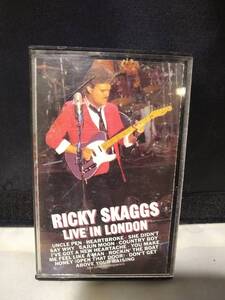 C8592　カセットテープ　RICKY SKAGGS LIVE IN LONDON