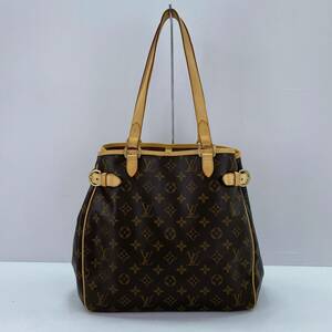 1円 ルイヴィトン Louis Vuitton バティニョール トートバッグ ブラウン モノグラム YH245