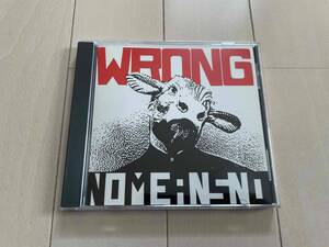 ★Nomeansno『Wrong』CD★ノーミーンズノー/ハードコア