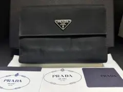 新品同様‼️ PRADA プラダ　財布　二つ折り　折り財布　ナイロン　テスート